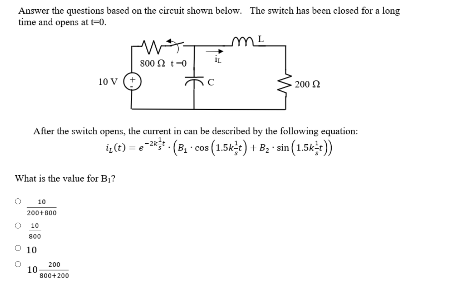 Solved Answer The Questions Based On The Circuit Shown | Chegg.com