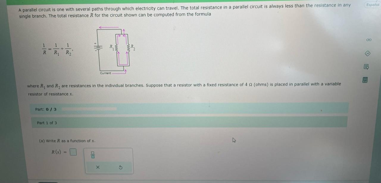 Solved A parallel circuit is one with several paths through | Chegg.com