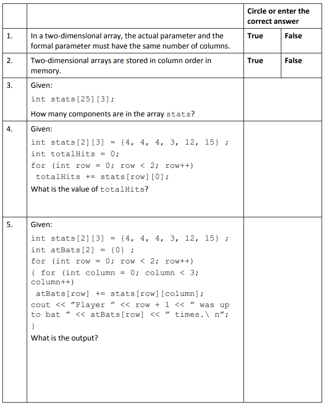 Solved Exercise 1: In the following exercises, select the | Chegg.com
