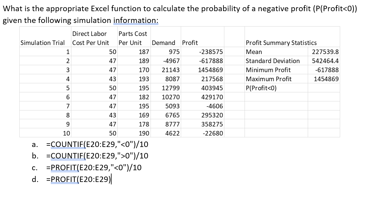 solved-what-is-the-appropriate-excel-function-to-calculate-chegg