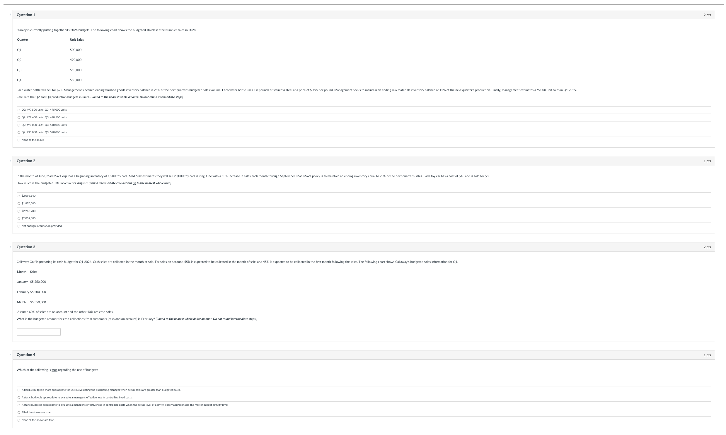 Solved Stanley Is Currently Putting Together Its 2024 Chegg Com   Php5n42uz