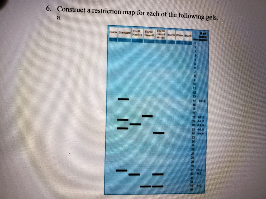 Solved 6. Construct a restriction map for each of the