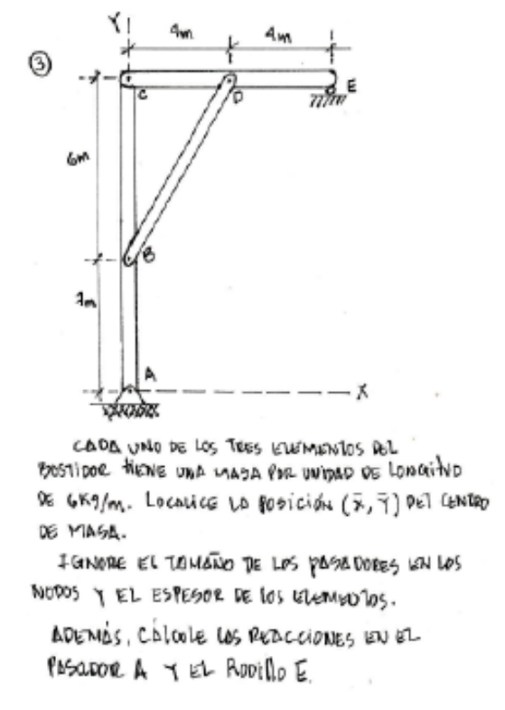 CLOA UNO DE LOS TEES ICWMANTOS DEL Zostidoe tikene una uaga phe uvipap os Lonaritid QE 6Kg/m. Localice lo fosicide \( (\bar{x