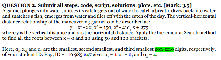 Solved Create A MatLab Code To Solve The Question. Use | Chegg.com