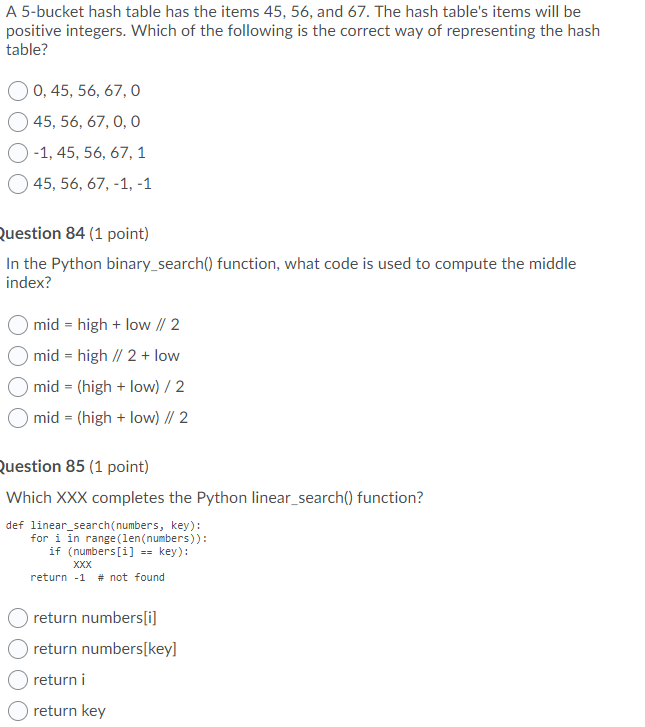 Solved: Which Is The Correct Code To Prepend An Item To A