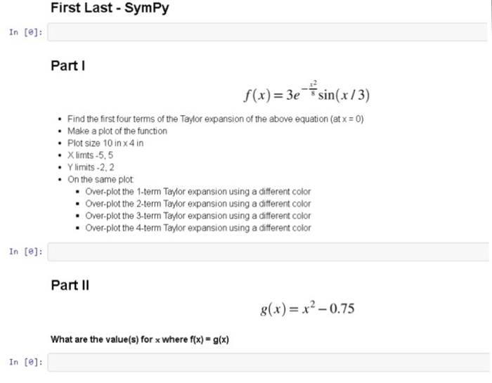 Solved This is PYTHON coding for a calculus problem with | Chegg.com