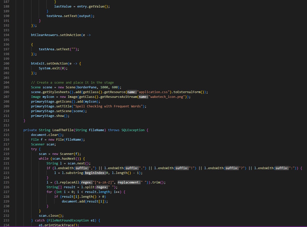 Solved Modify the program SCFWStreamsFX.java to remove the | Chegg.com