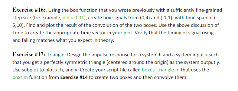 Exercise #16:. Using the box function that you wrote | Chegg.com