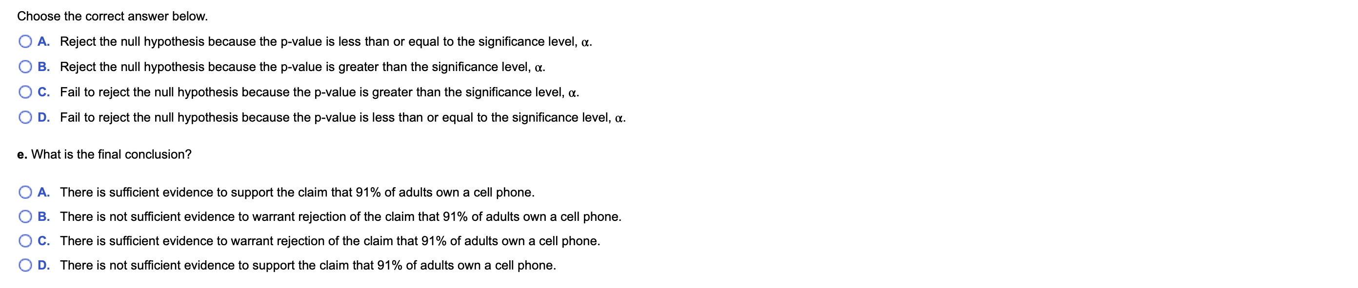 Solved a. Is the test two-tailed, left-tailed, or | Chegg.com