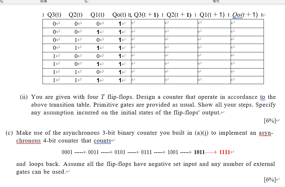 Solved Question 5. (30%) Design The Following Counters In | Chegg.com