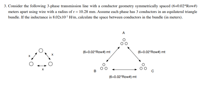 Solved 3. Consider The Following 3-phase Transmission Line | Chegg.com