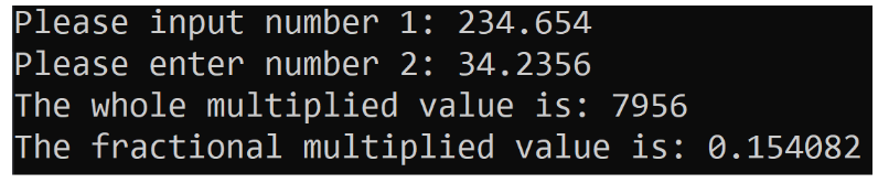 Solved in C++ Create a function multiply that will take two | Chegg.com