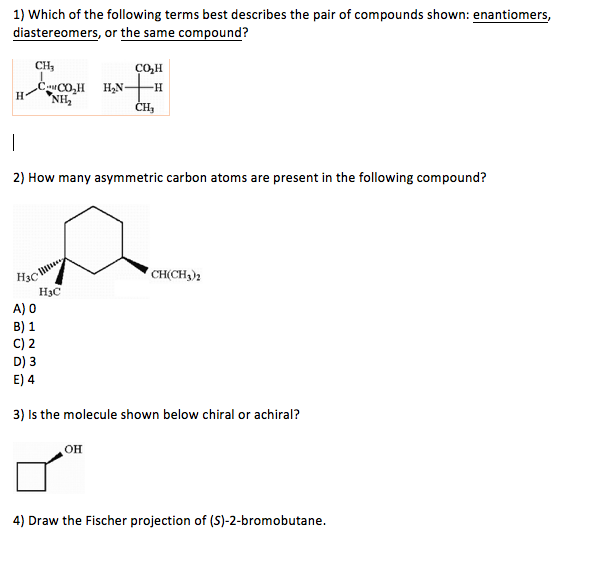 Which Of The Following Describes A Compound Solved 1) Which of the following terms best describes the | Chegg.com