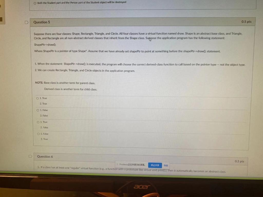 Solved Question 4 0.5 pts Suppose a program has the | Chegg.com