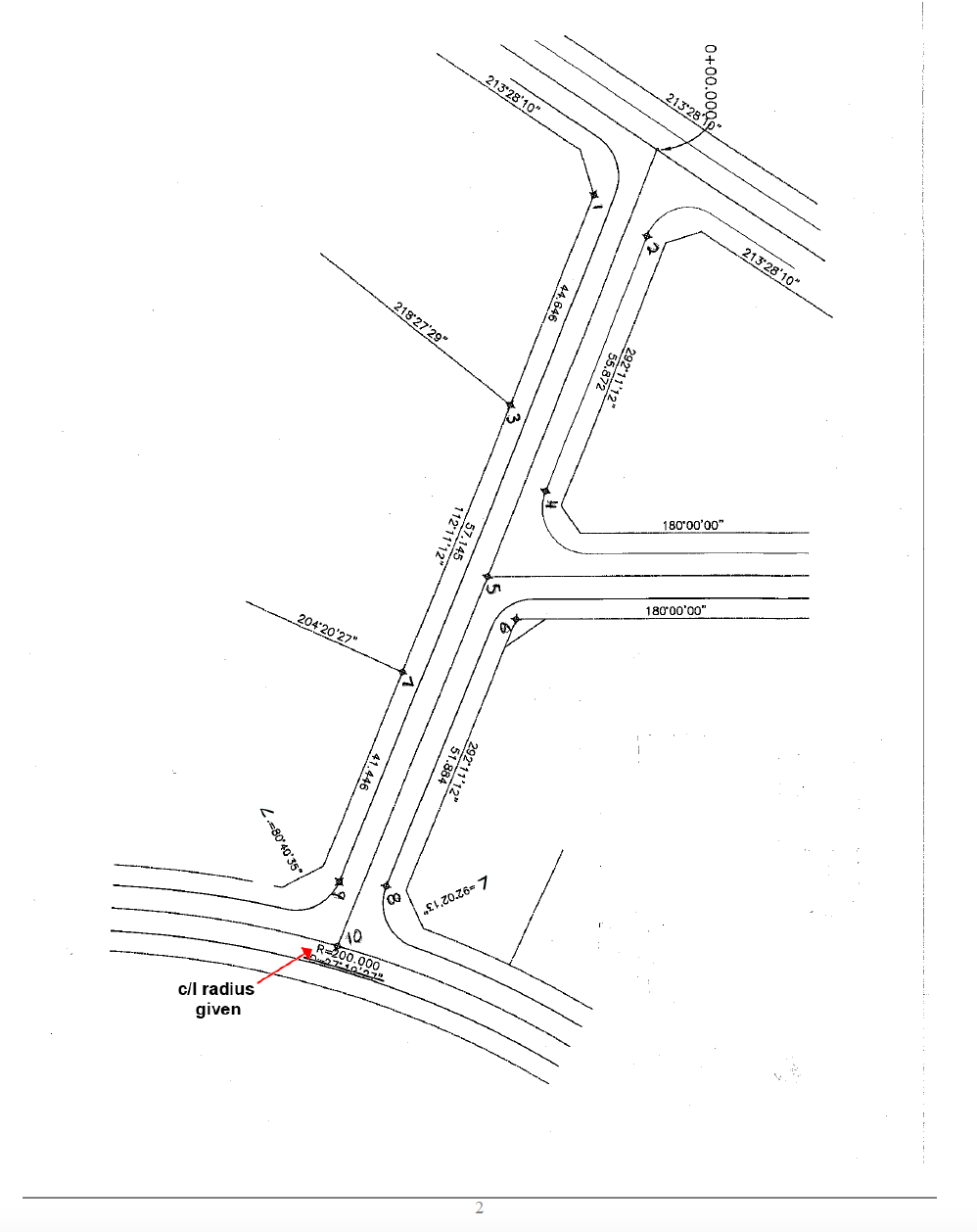For the drawing below using a road width of 11.5 m, | Chegg.com