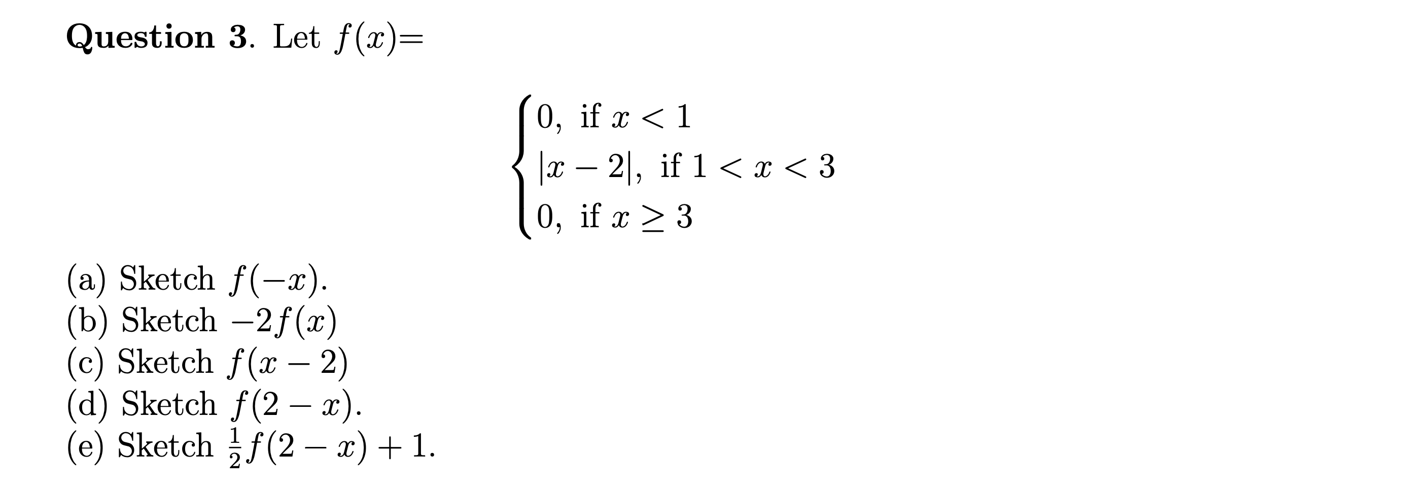 Solved Question 3 Let F x 0 If X solved-question-3-let-f-x-0-if-x