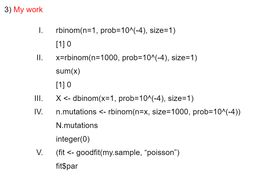 Solved 3. Modelling the number of mutations. A random 0/1 | Chegg.com
