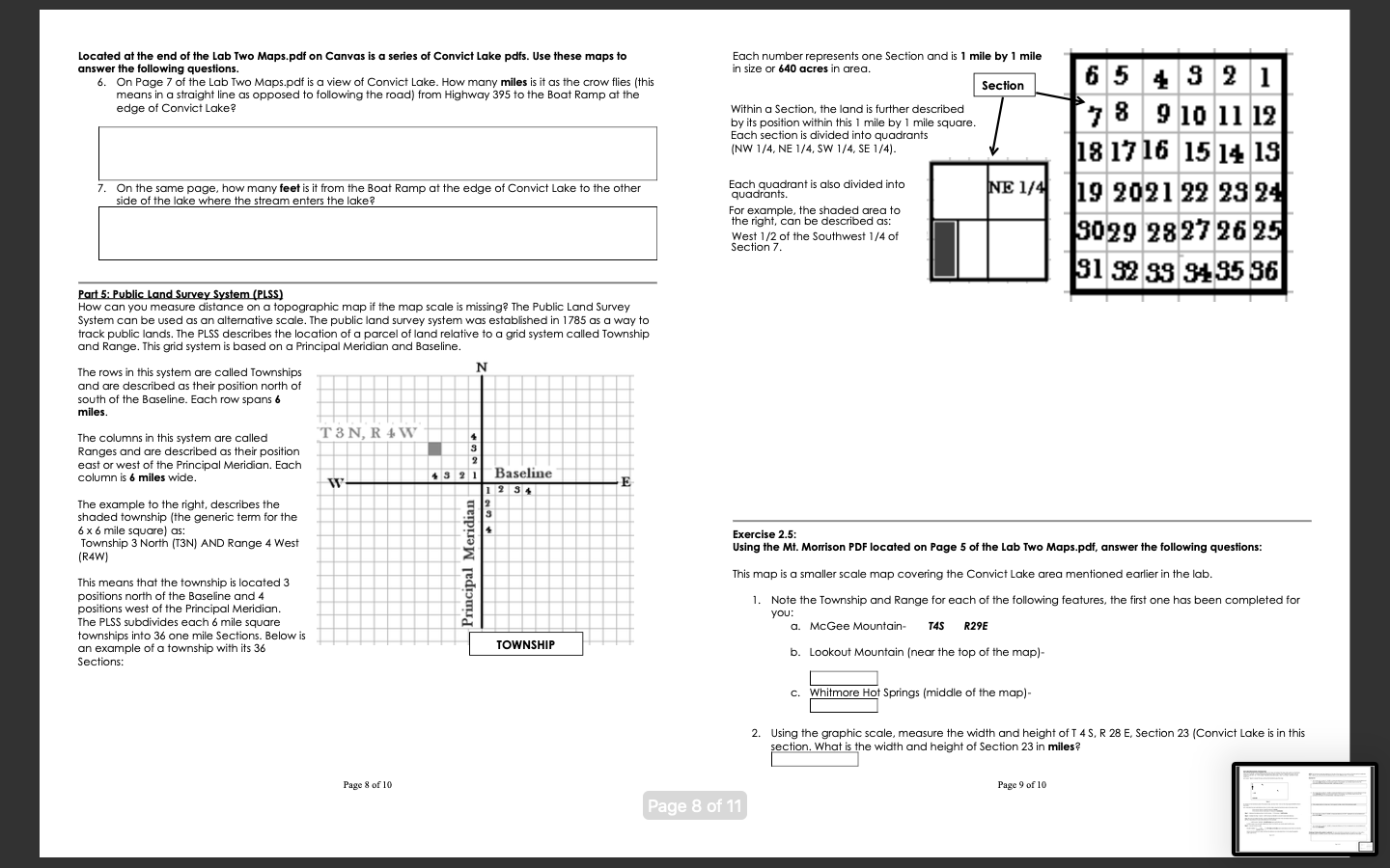 Solved Part 4 Map Measurements Fractional Scale Now, let's