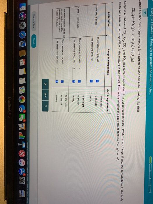 Solved Using Le Chatelier s Principle To Predict The Result Chegg