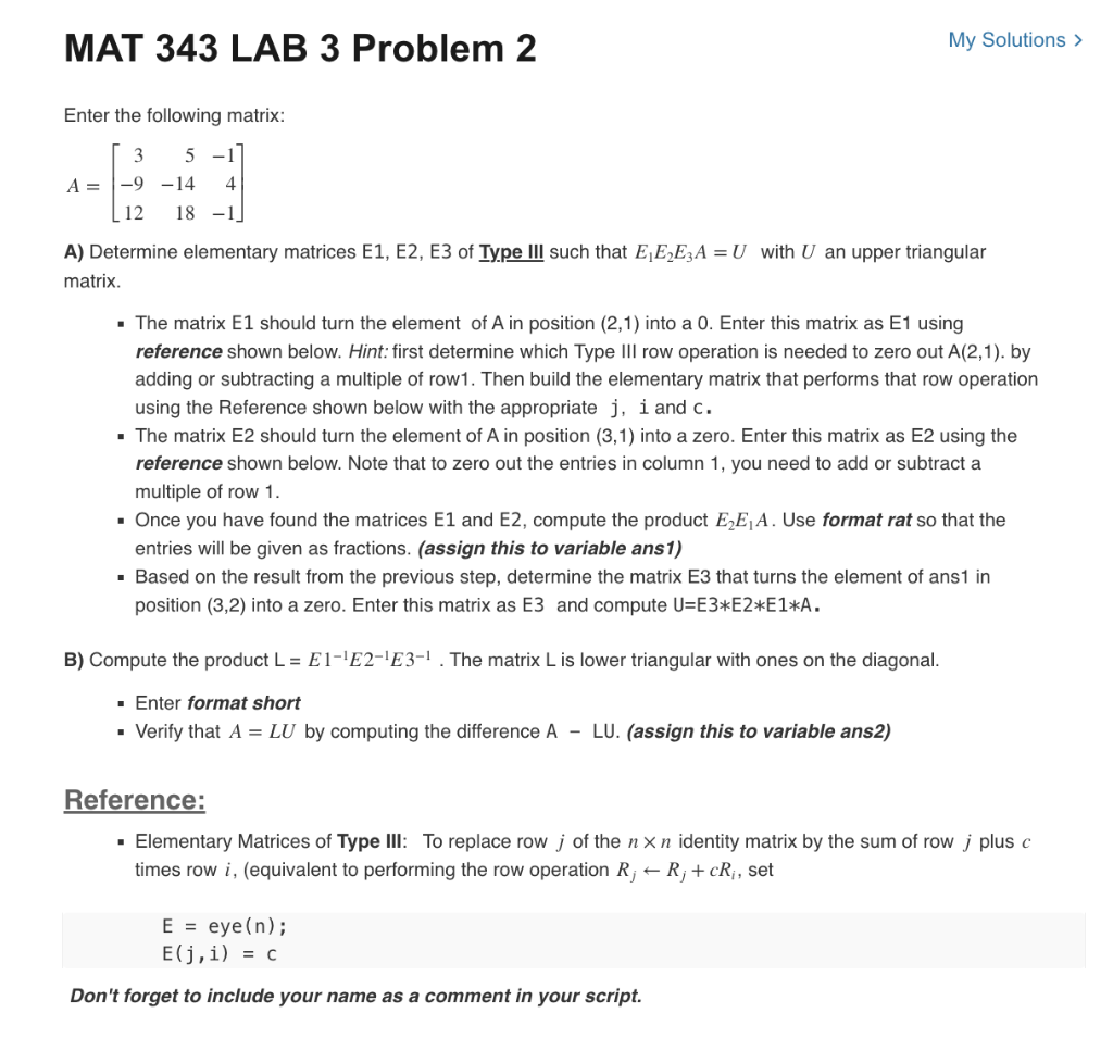 solved-enter-the-following-matrix-a-3-9125-1418-14-1-a-chegg