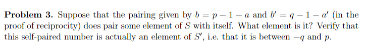 Solved A Problem 3. Suppose That The Pairing Given By B = | Chegg.com