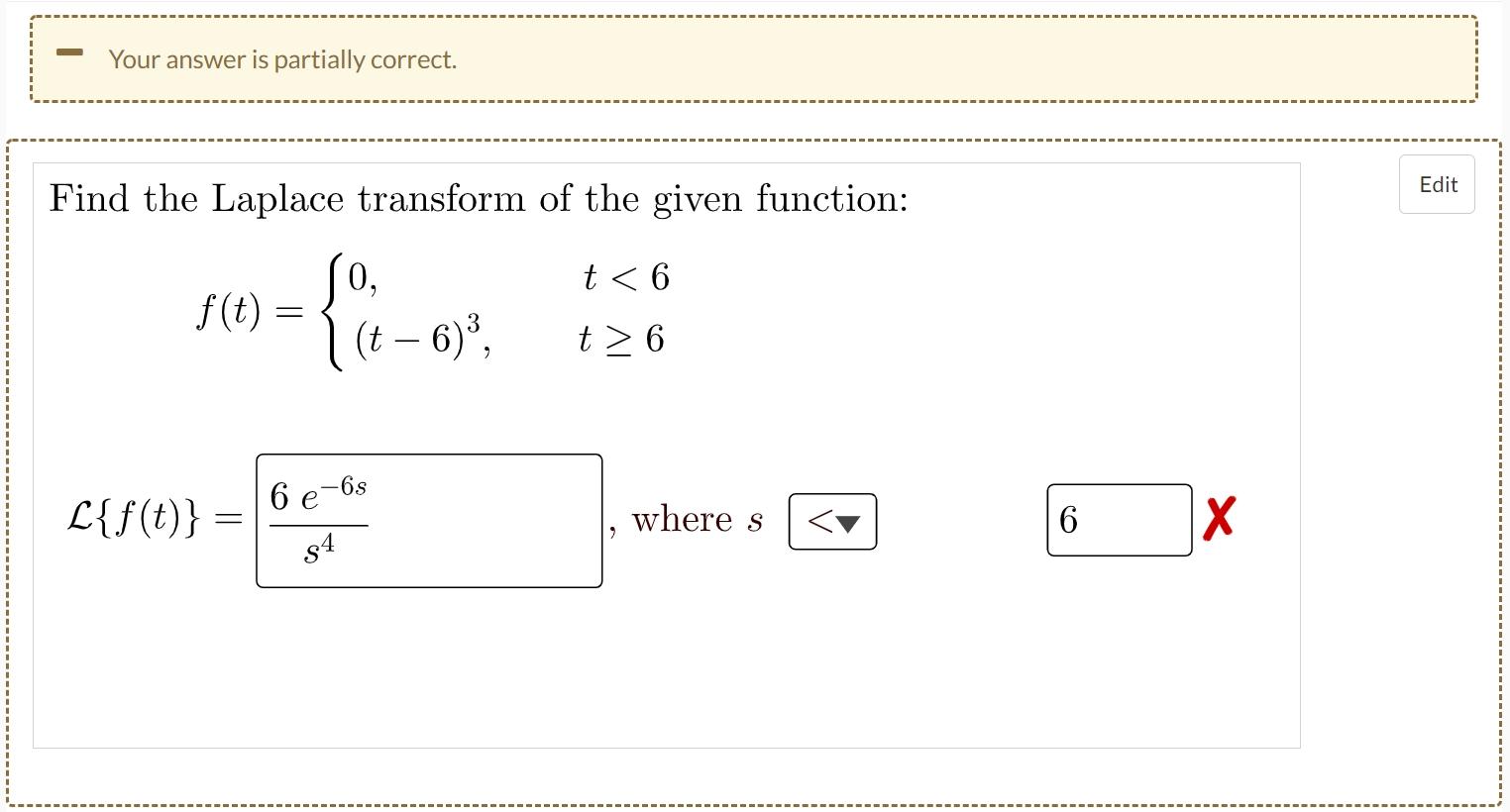 Solved Find The Laplace Transform Of The Given Function