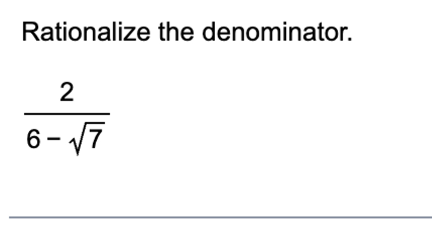 Solved Rationalize The Denominator.26-72 | Chegg.com