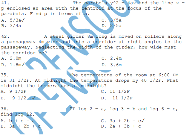 MATH PROBLEMS. Can you answer all of these, and I | Chegg.com