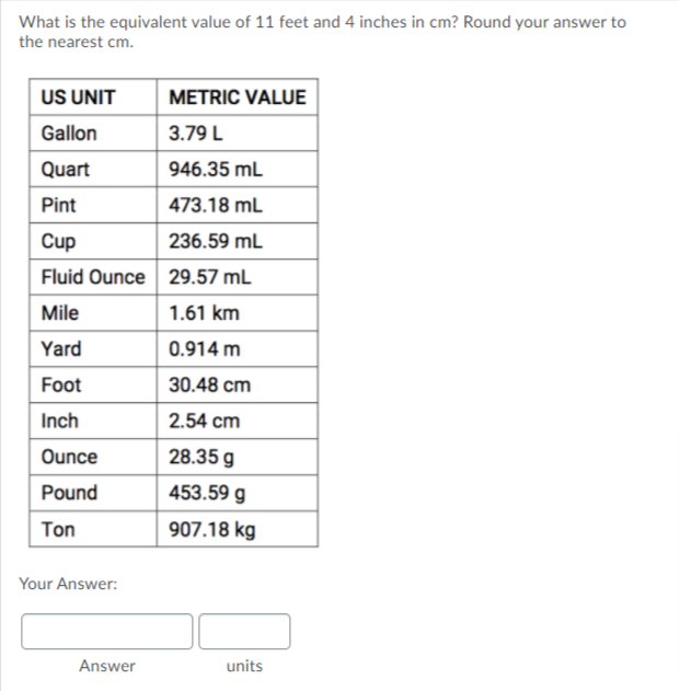 11 feet 4 inches in meters hotsell