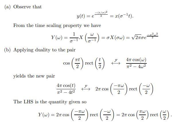 Solved The solution to A and B are shown below but can you | Chegg.com