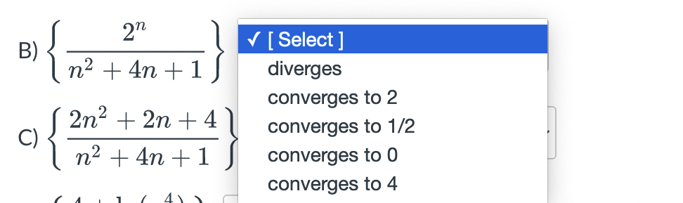 Solved Question 2 6 pt For each of the following SEQUENCES, | Chegg.com