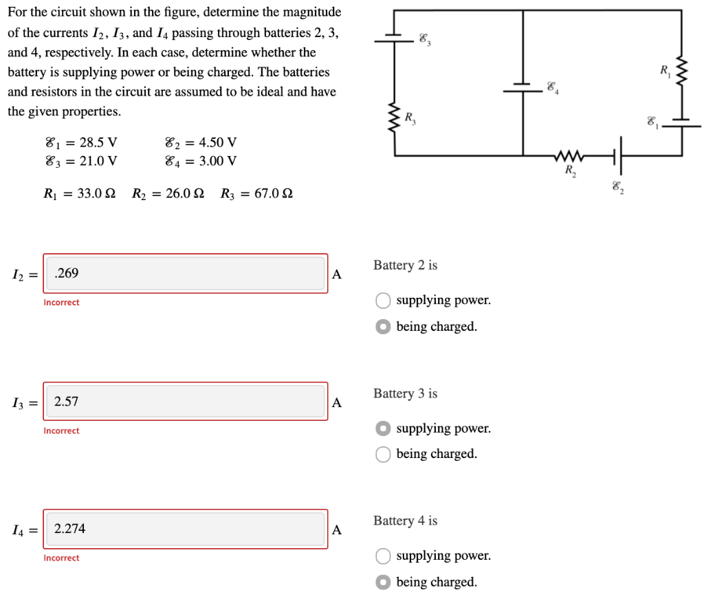 Solved For the circuit shown in the figure, determine the | Chegg.com