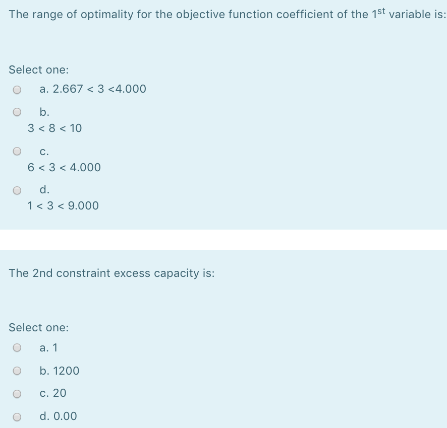 Solved Consider the following LP problem and the optimal | Chegg.com