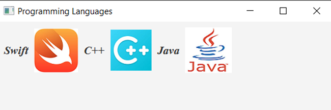 Solved Write a Java program that displays the images | Chegg.com