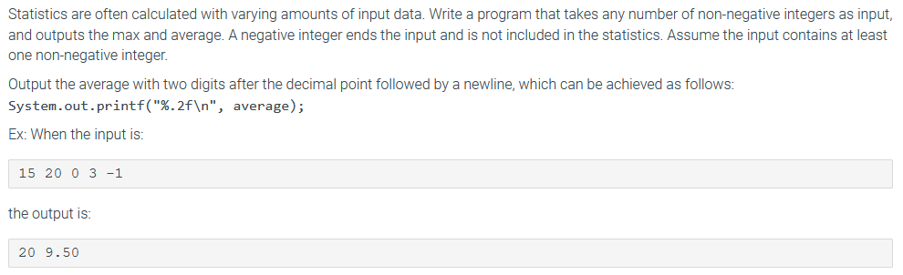 Solved Statistics are often calculated with varying amounts | Chegg.com