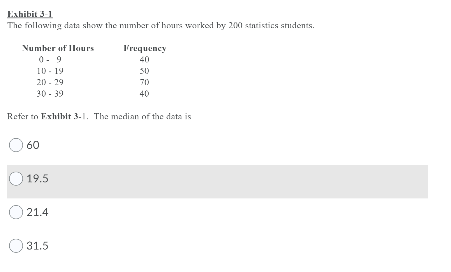 Solved Exhibit 2 2 A Survey Of 800 College Seniors Resulted Chegg