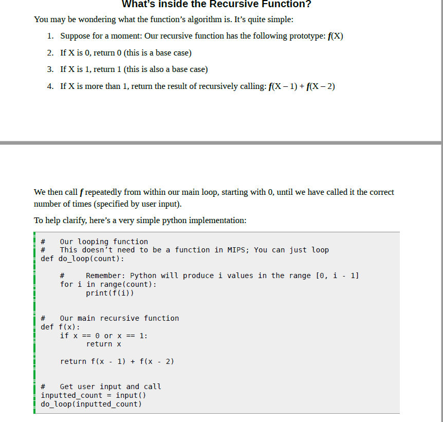 Solved Recursion Assigment PLEASE USE ASSEMBLY LANGUAGE | Chegg.com