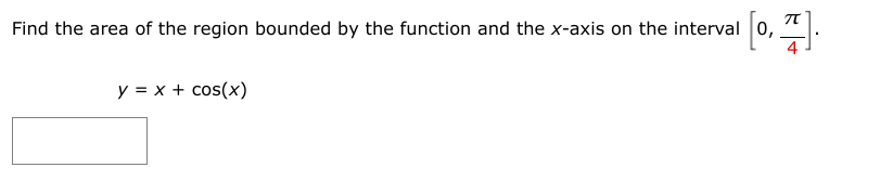 Solved Find the area of the region bounded by the function | Chegg.com