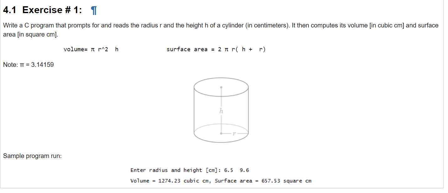 Solved 30.30 Exercise # 30: 30 Write a C program that prompts  Chegg.com