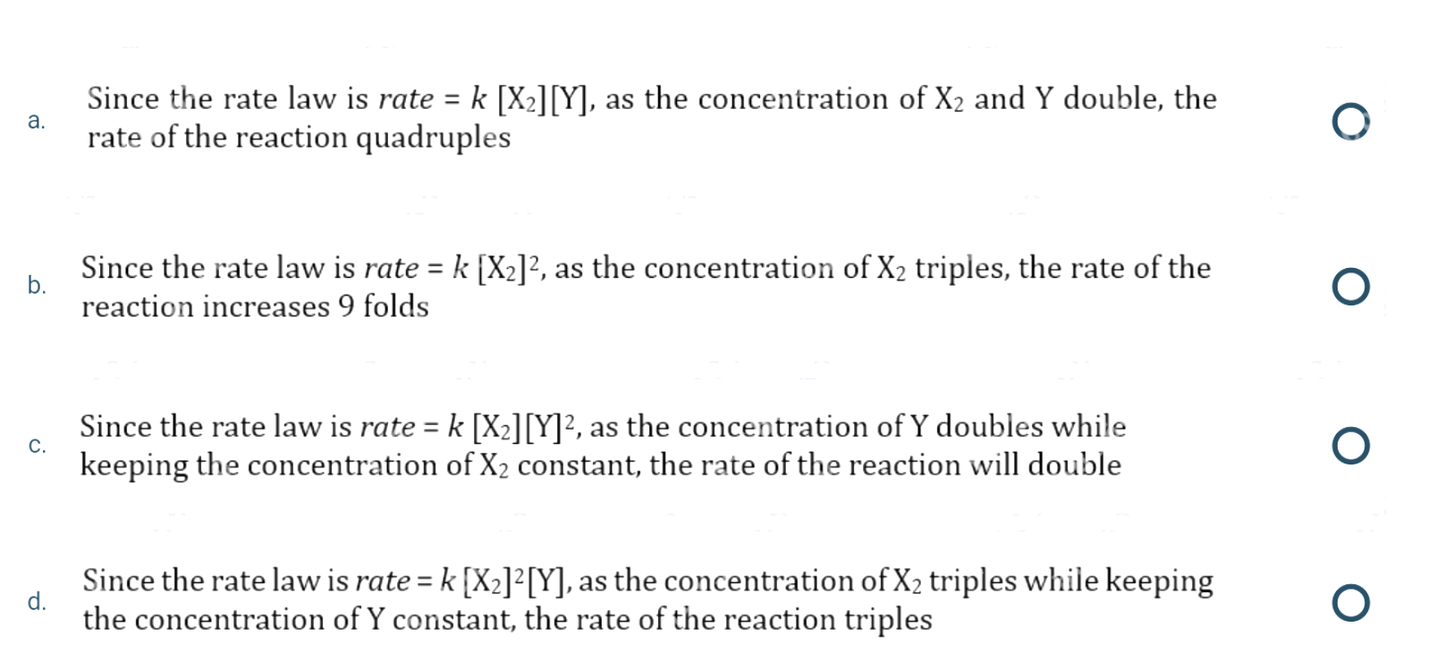 Solved A student carried out an experiment to determine the | Chegg.com