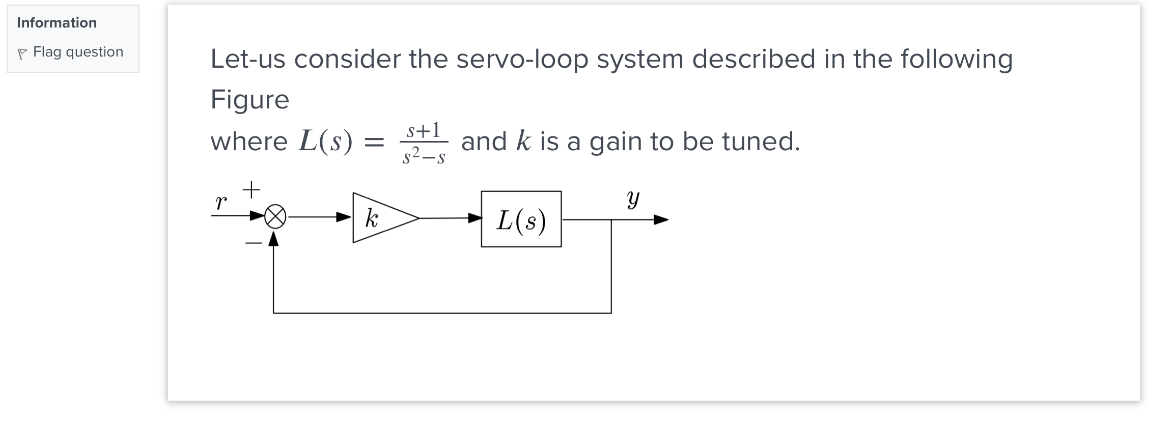 Solved Information p Flag question Let-us consider the | Chegg.com