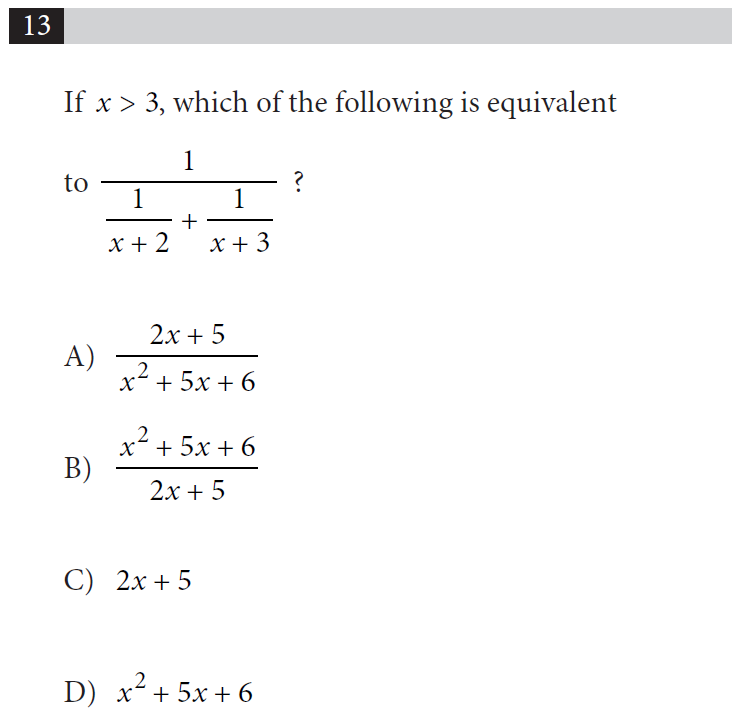 Solved If x>3, which of the following is equivalent to | Chegg.com