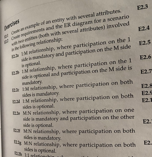 NEED HELP WITH QUESTIONS 3.5 NOR E2.2. E 2.2 IS ONLY | Chegg.com