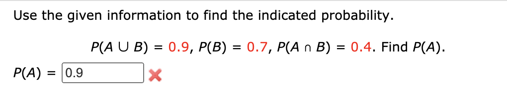 Solved Use the given information to find the indicated | Chegg.com