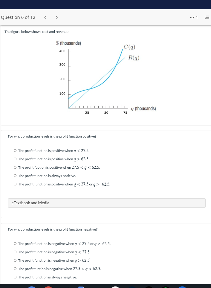Solved Question 6 of 12 - / 1 The figure below shows | Chegg.com