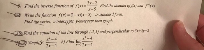 solved-find-the-inverse-function-of-f-x-3x-2-x-5-find-chegg