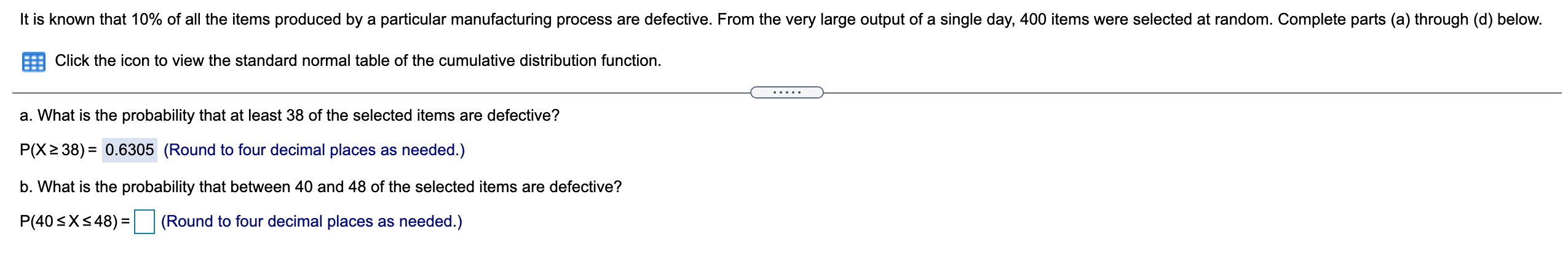 Solved It is known that 10% of all the items produced by a | Chegg.com