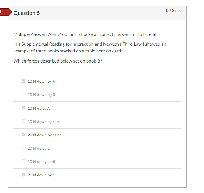 Multiple Answers Alert. You must choose all correct | Chegg.com