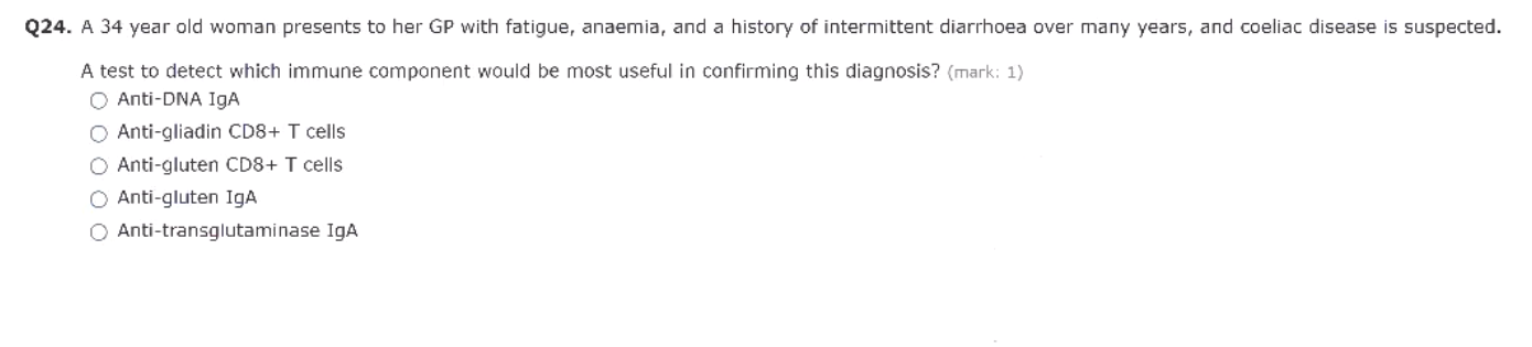 Solved Q24. A 34 year old woman presents to her GP with | Chegg.com