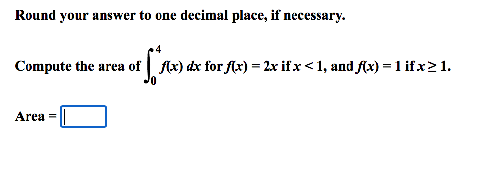Solved Round your answer to one decimal place, if necessary. | Chegg.com